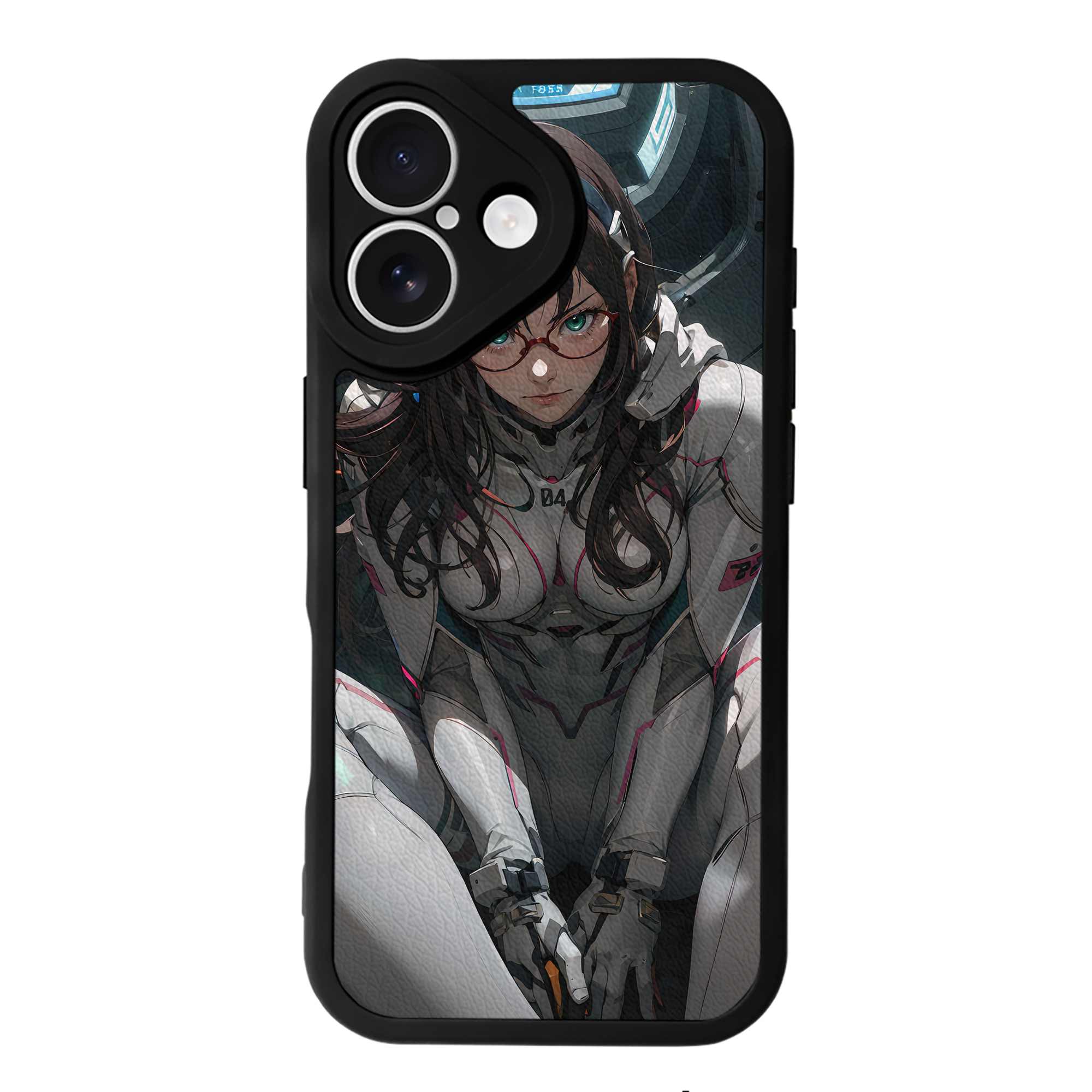（画像用） EVA 新世紀エヴァンゲリオン 【iPhone 16シリーズ対応】シリコンスマホケース（レザー調） 材質：シリコン